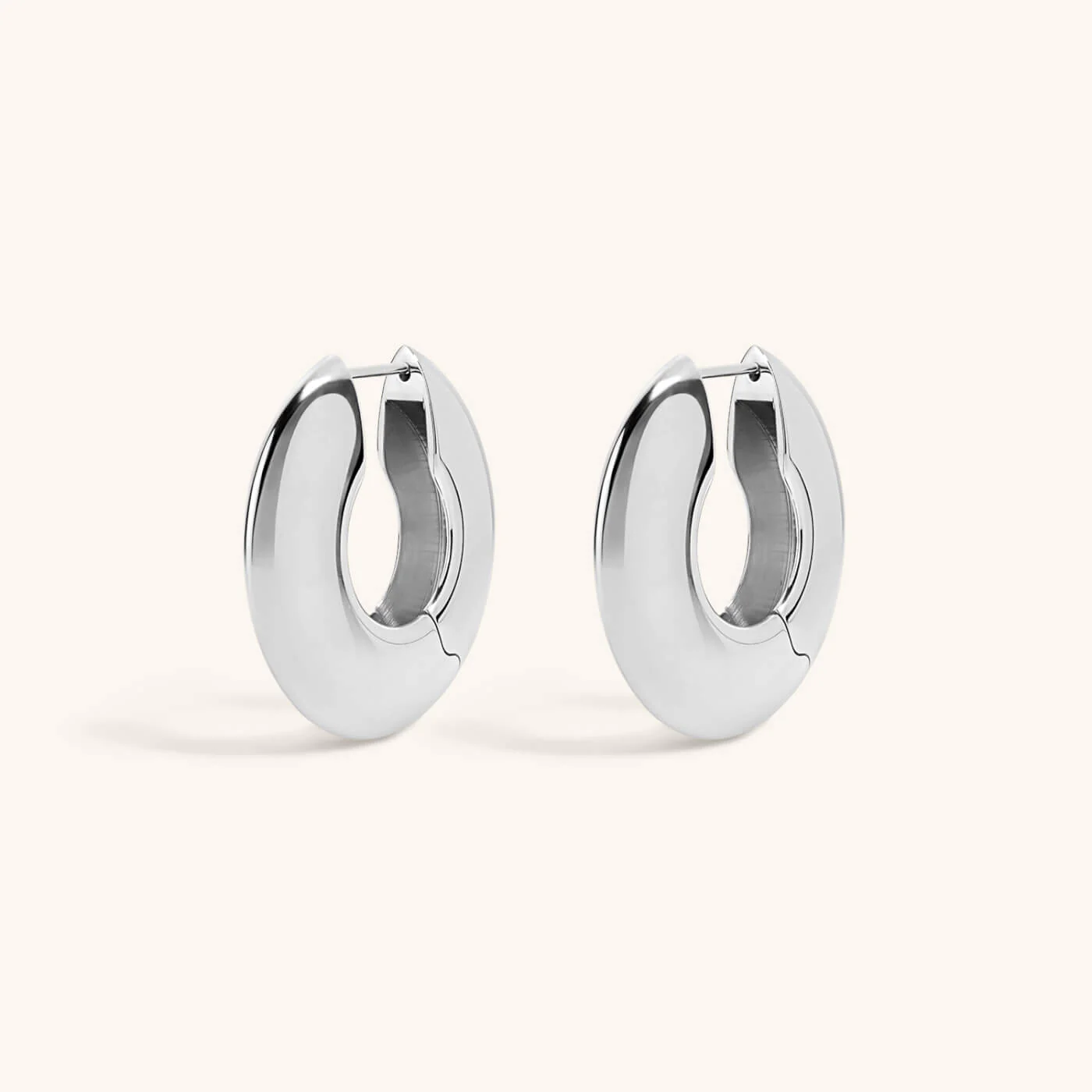 Puffy Disc Hoops - Image 5