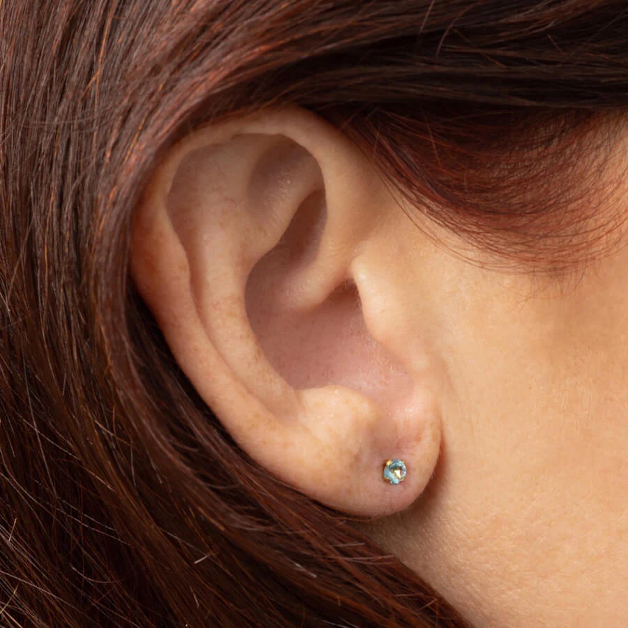 Aquamarine Nap Earrings - Image 3