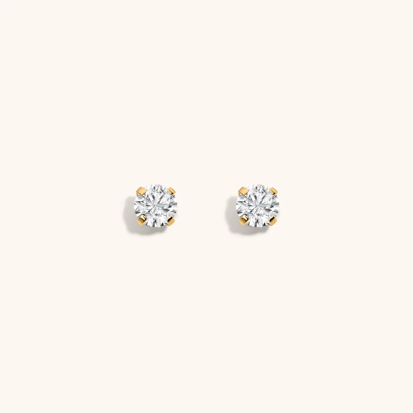 Celestial Crystal Solitaire Studs - Image 5