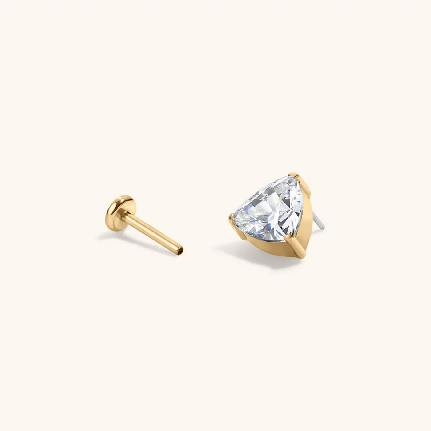 Celestial Crystal Trillion Nap Earrings - Image 5