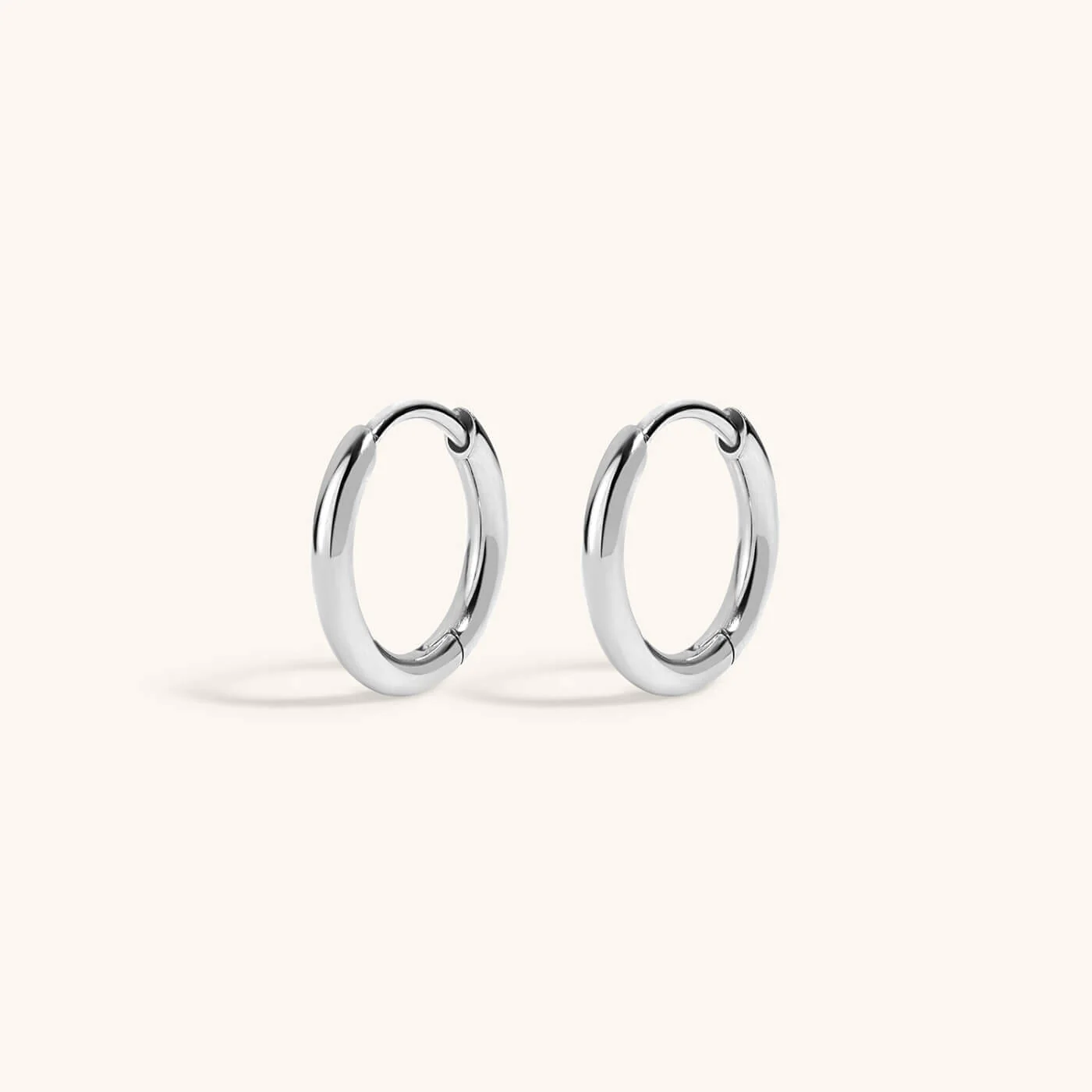 Classic Huggie Hoops, 11mm - Image 6