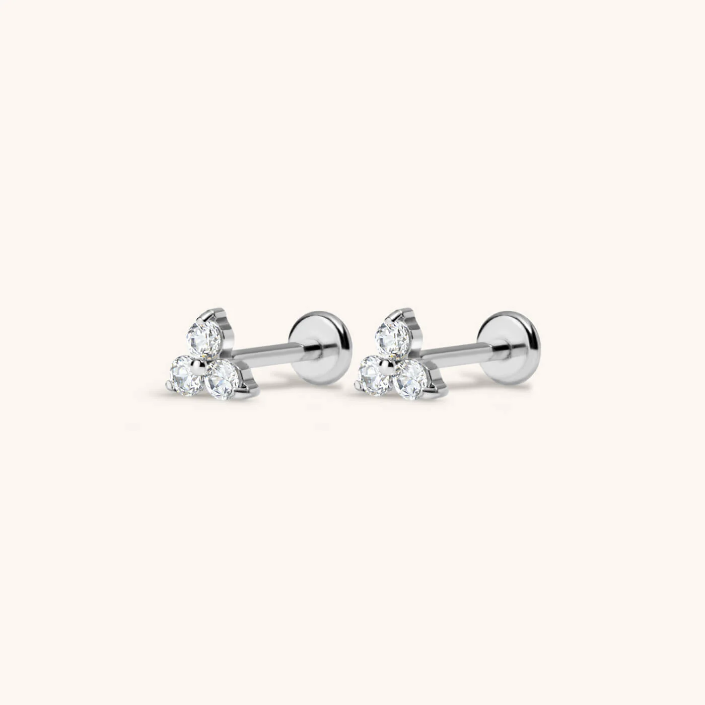 Crystal Trinity Nap Earrings - Image 5
