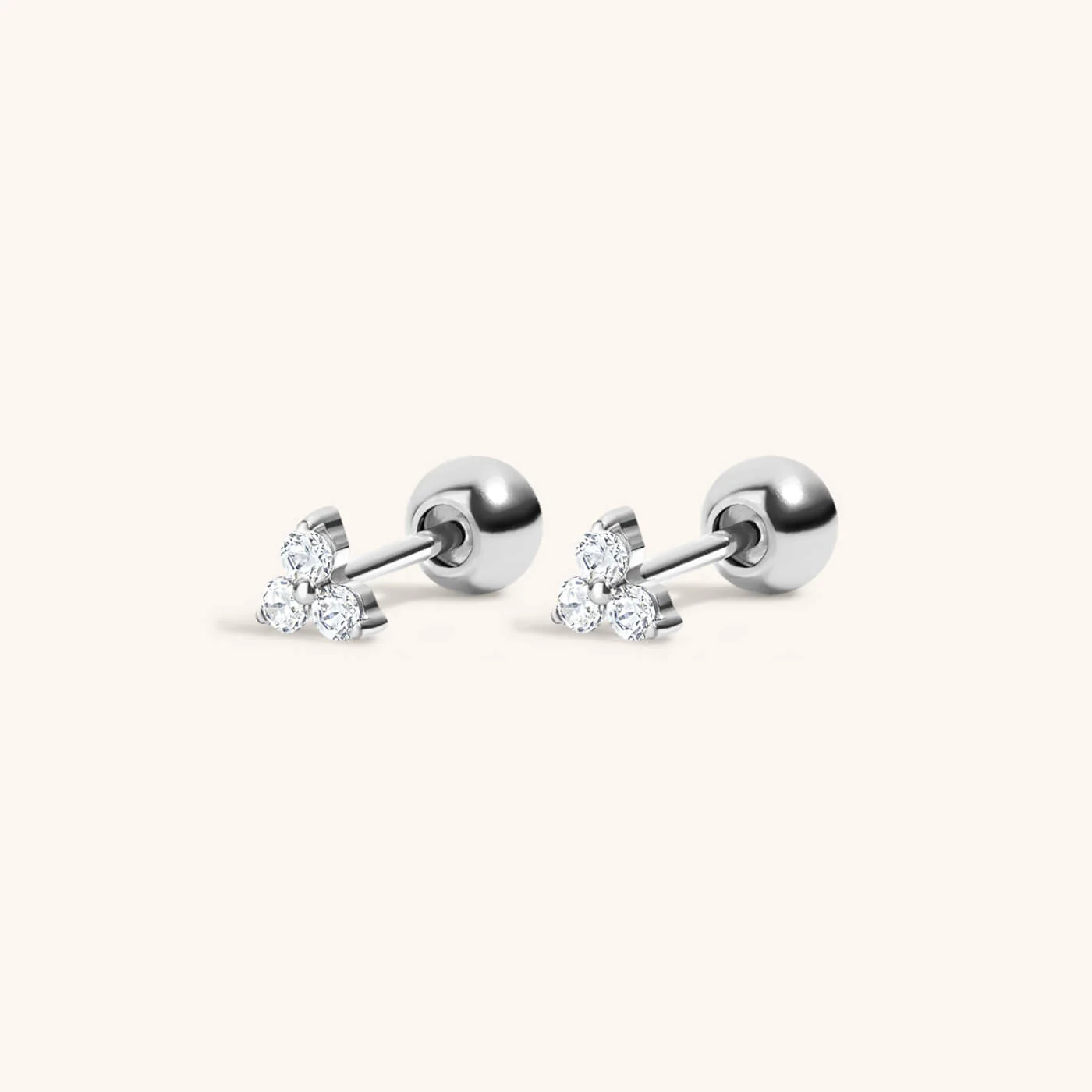 Crystal Trinity Studs - Image 4