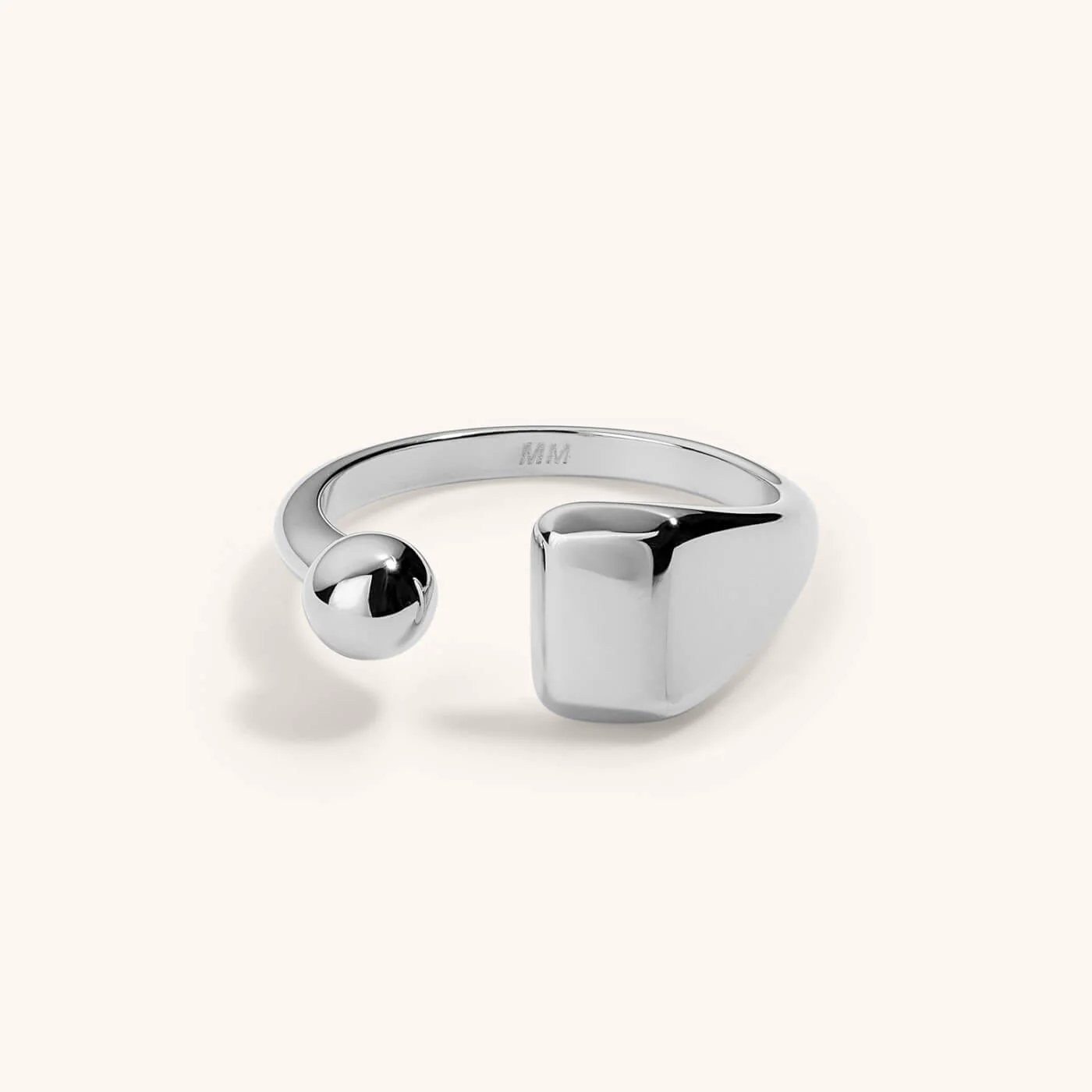 Floating Orb Signet Ring - Image 4