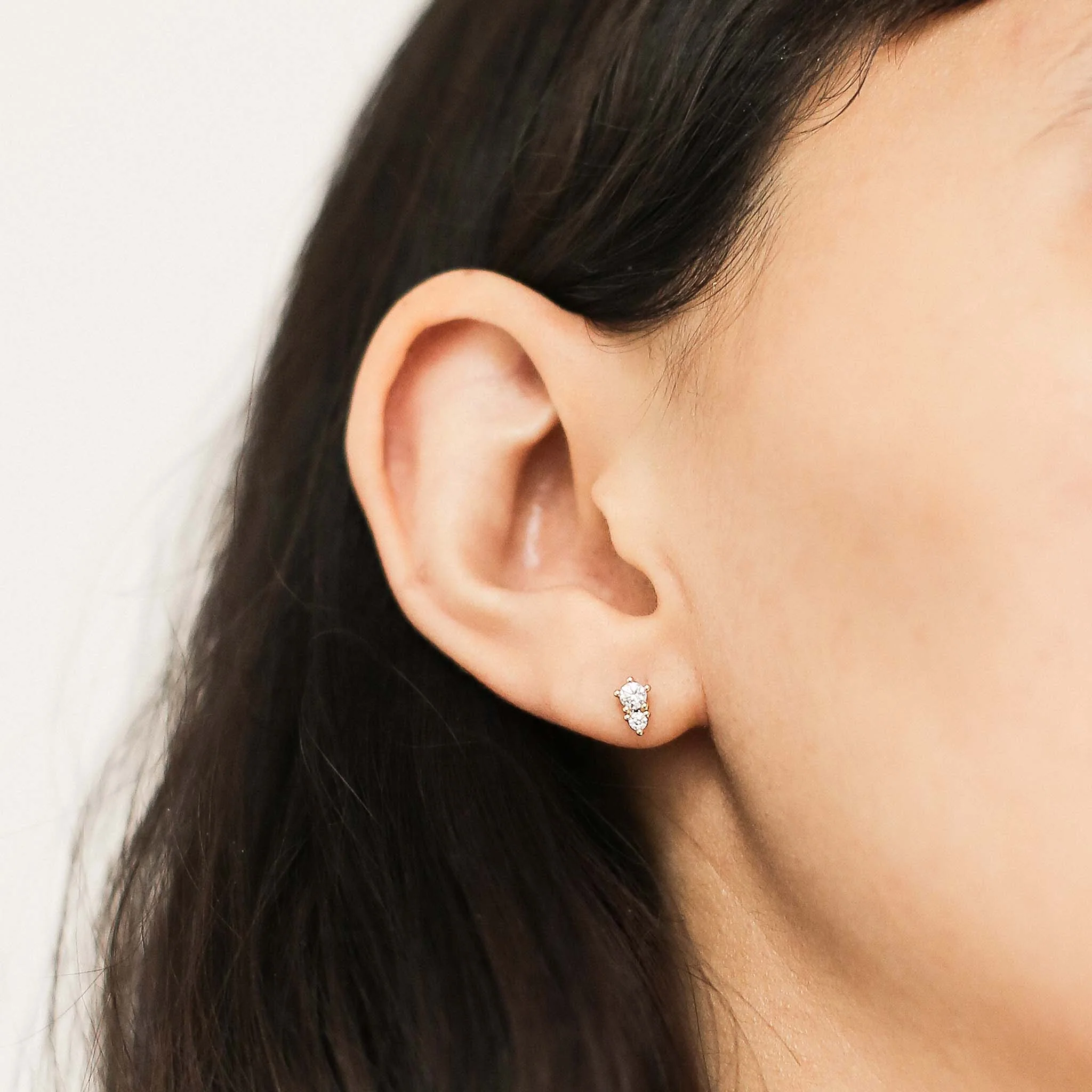 Gaia Studs in 14k Gold - Image 3