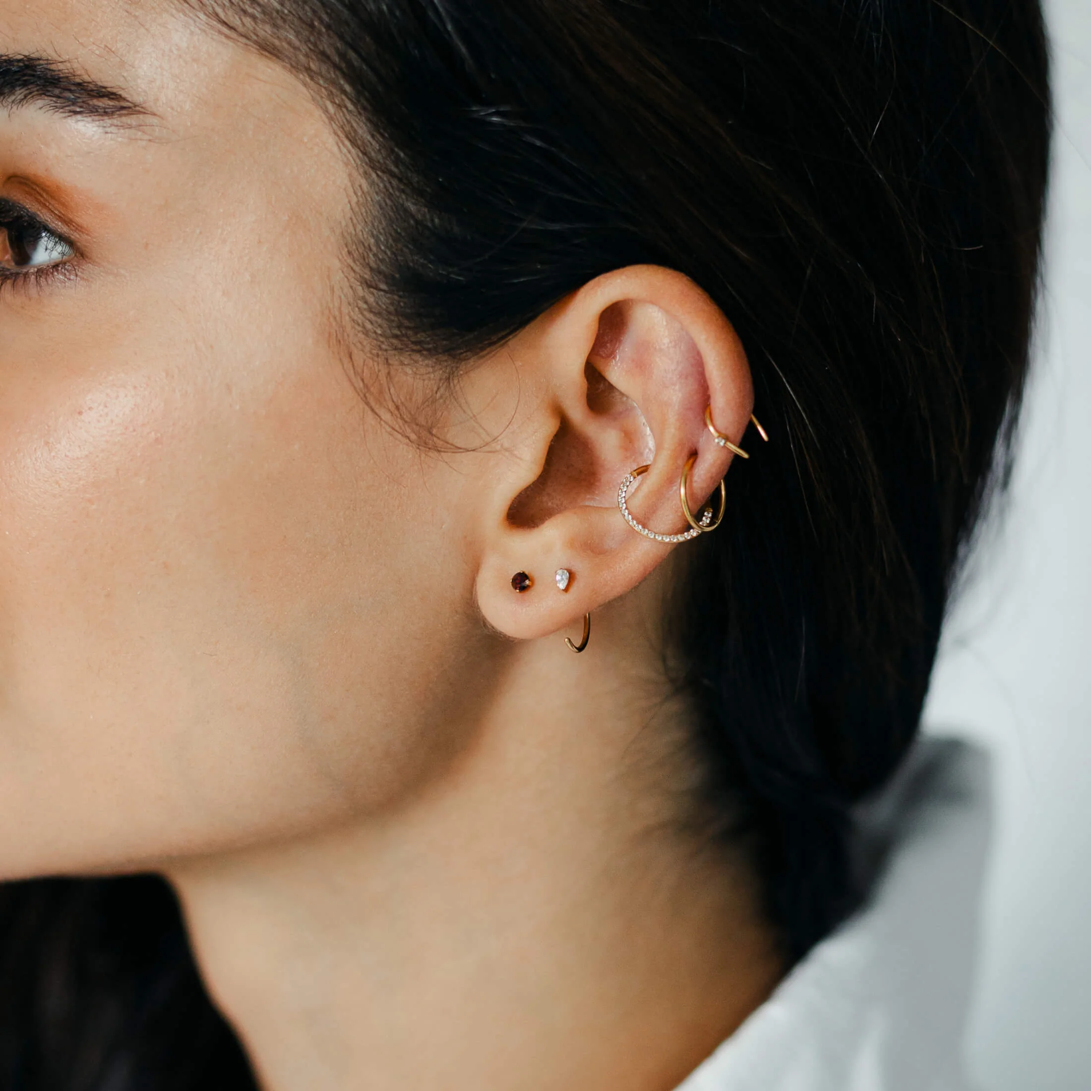 Garnet Nap Earrings - Image 3