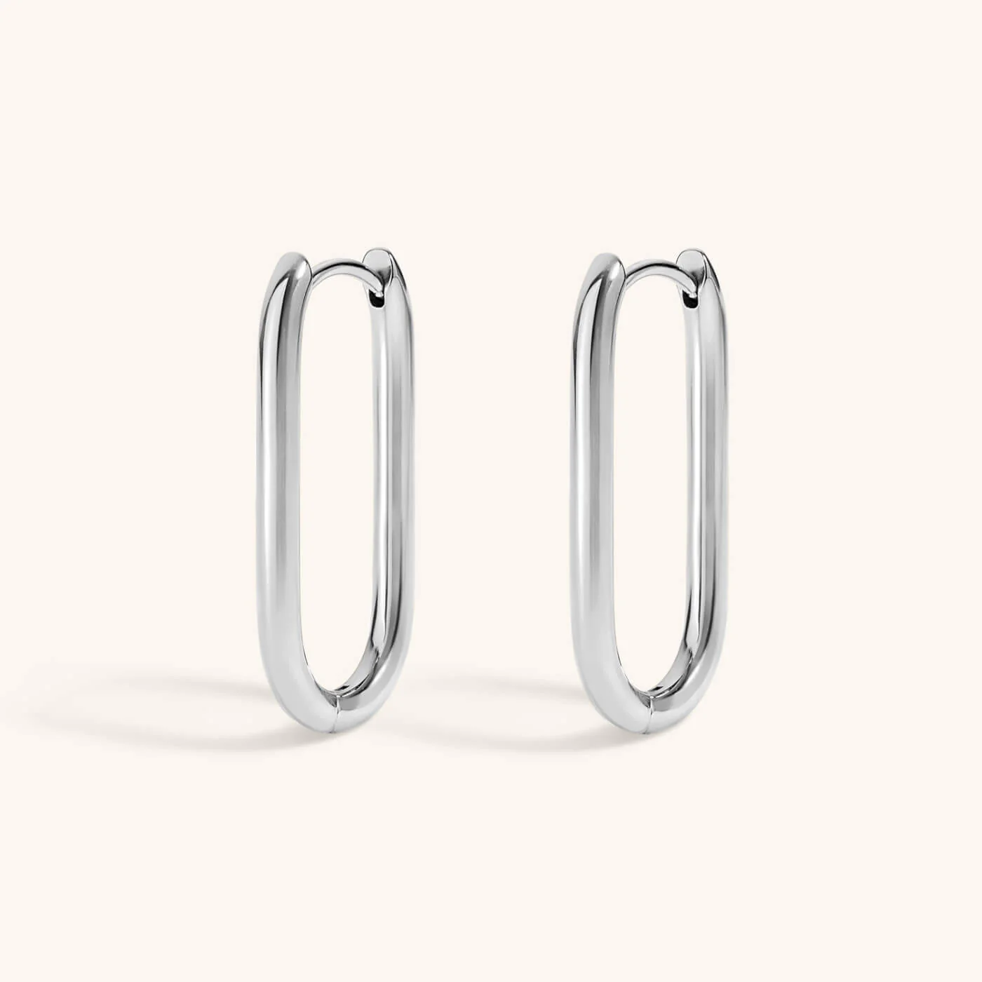 Halo Oval Hoops, 23mm - Image 4