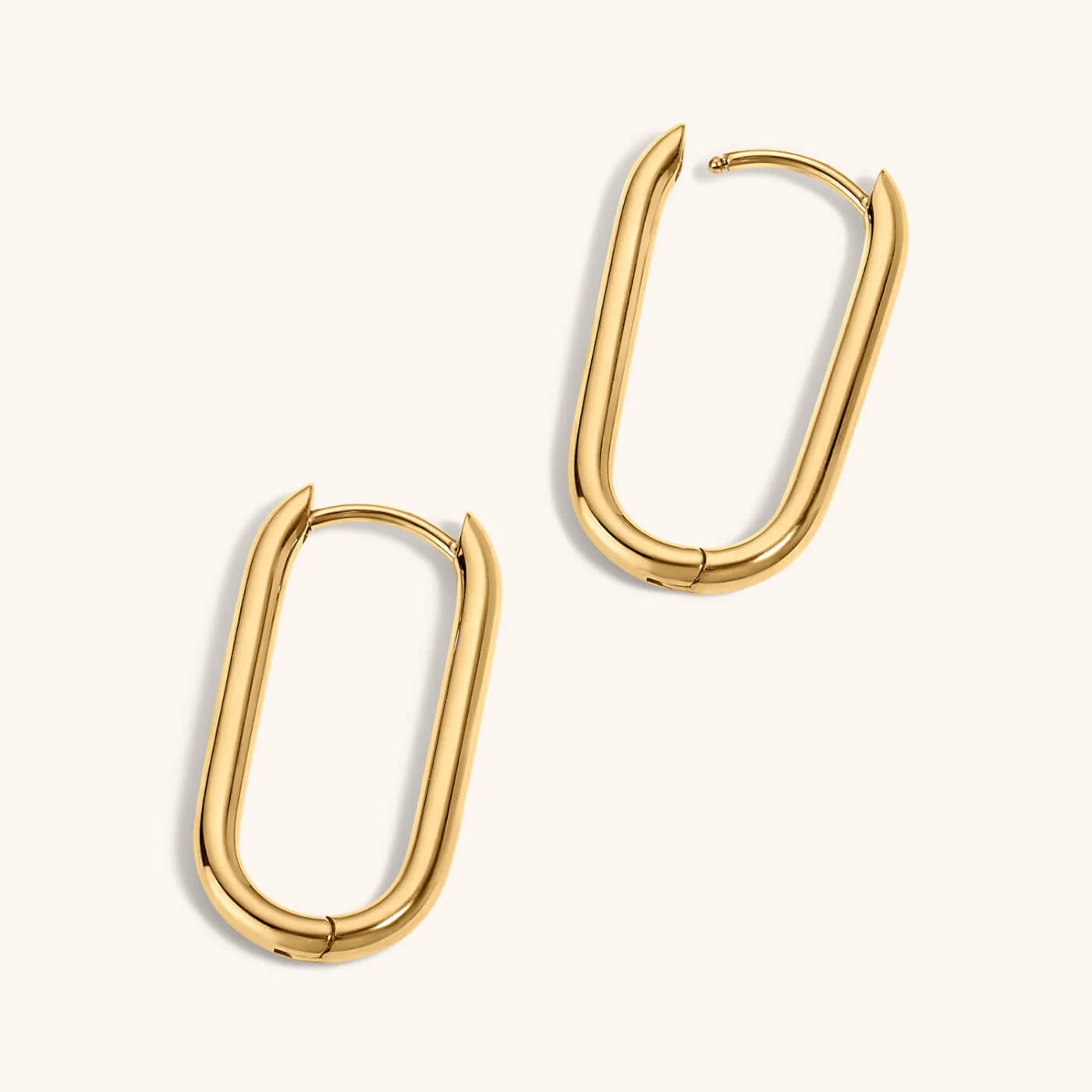 Halo Oval Hoops, 23mm - Image 6