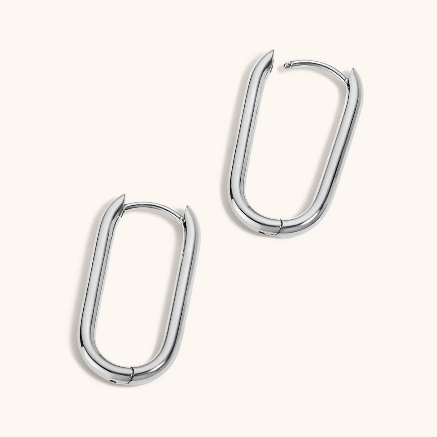 Halo Oval Hoops, 23mm - Image 7
