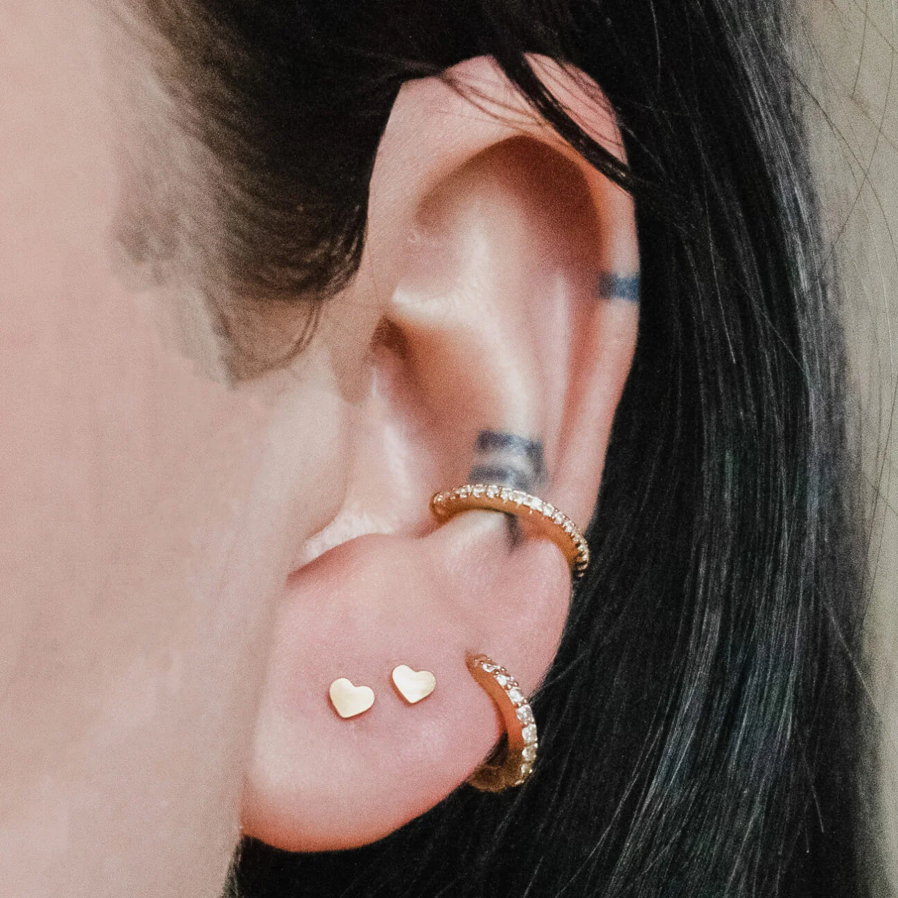 Heart Studs - Image 3