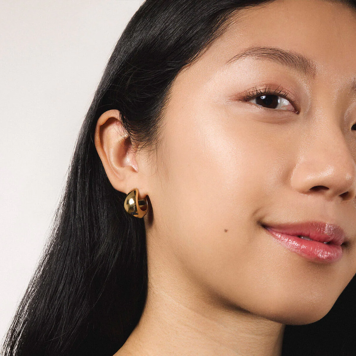 Mini Dewdrop Hoops - Image 2