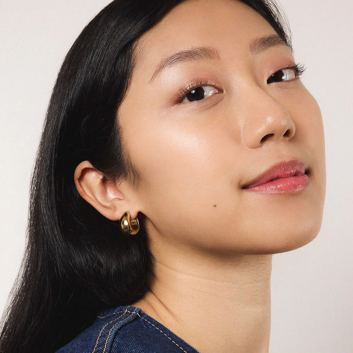 Mini Dewdrop Hoops - Image 6