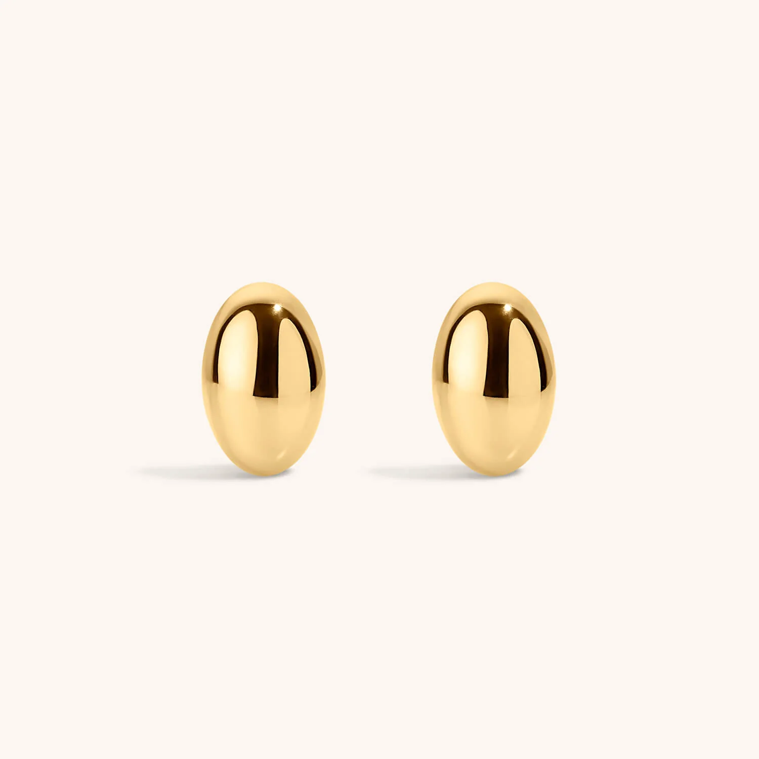 Oversized Oval Studs - Image 5