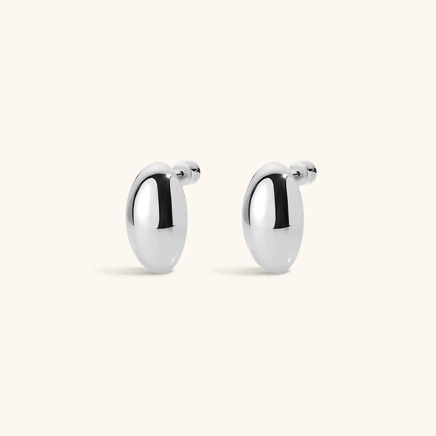 Oversized Oval Studs - Image 7