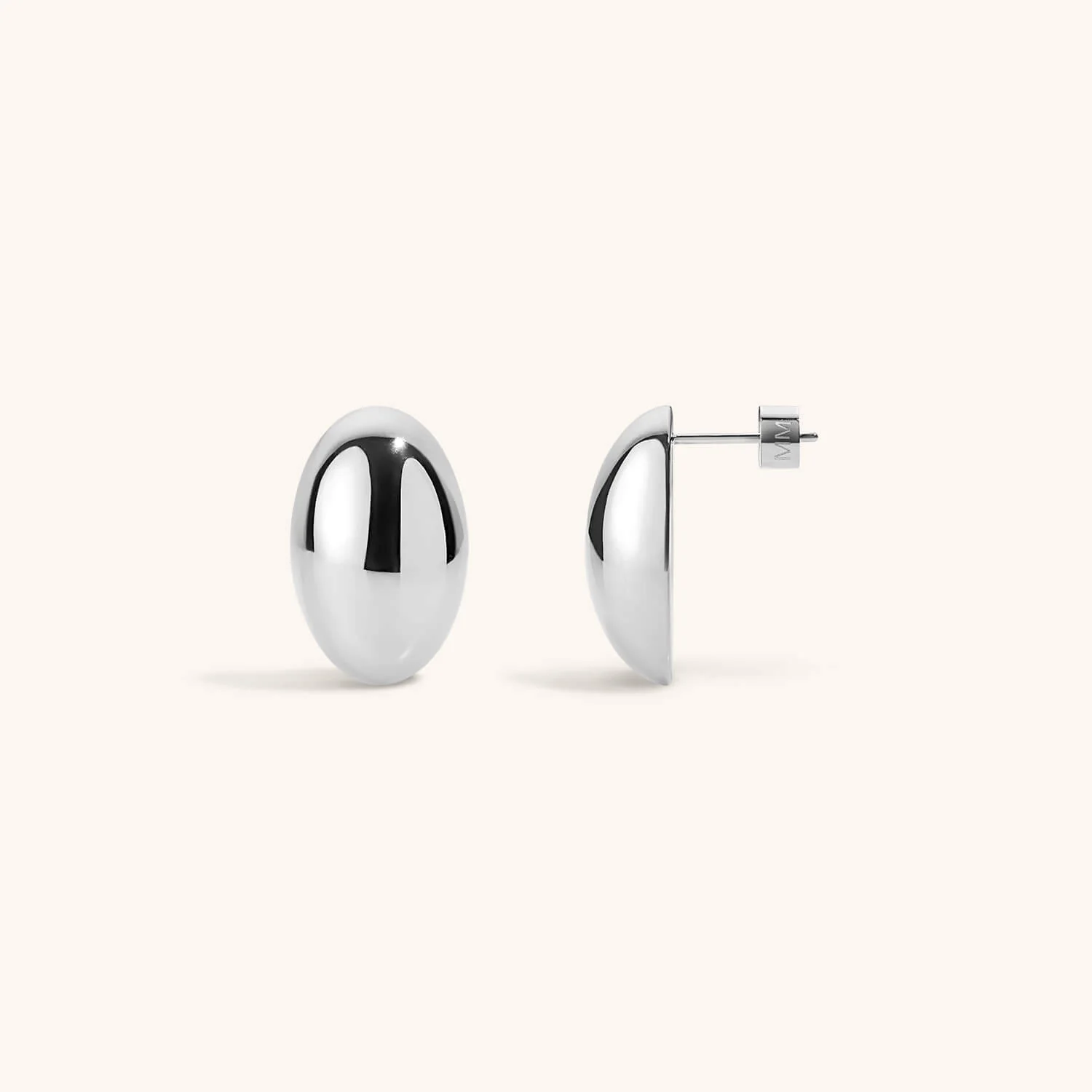 Oversized Oval Studs - Image 8