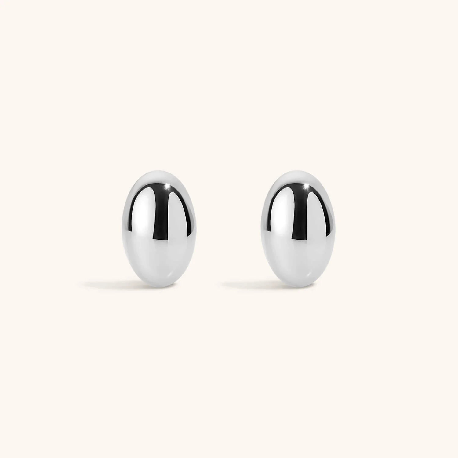 Oversized Oval Studs - Image 9