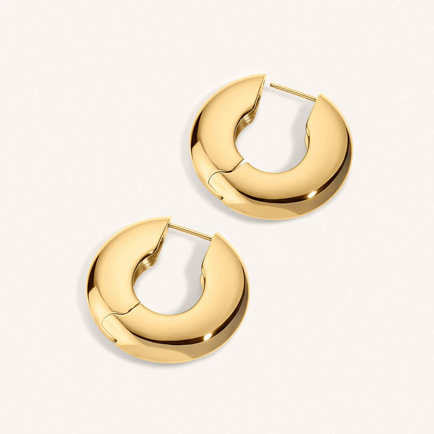 Puffy Disc Hoops - Image 4