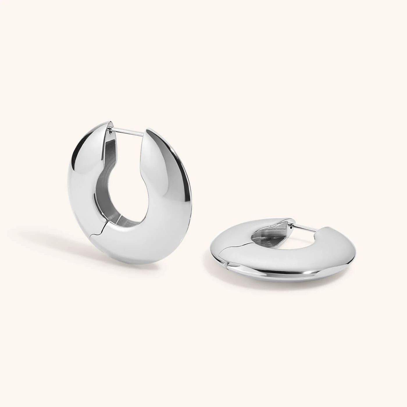 Puffy Disc Hoops - Image 7