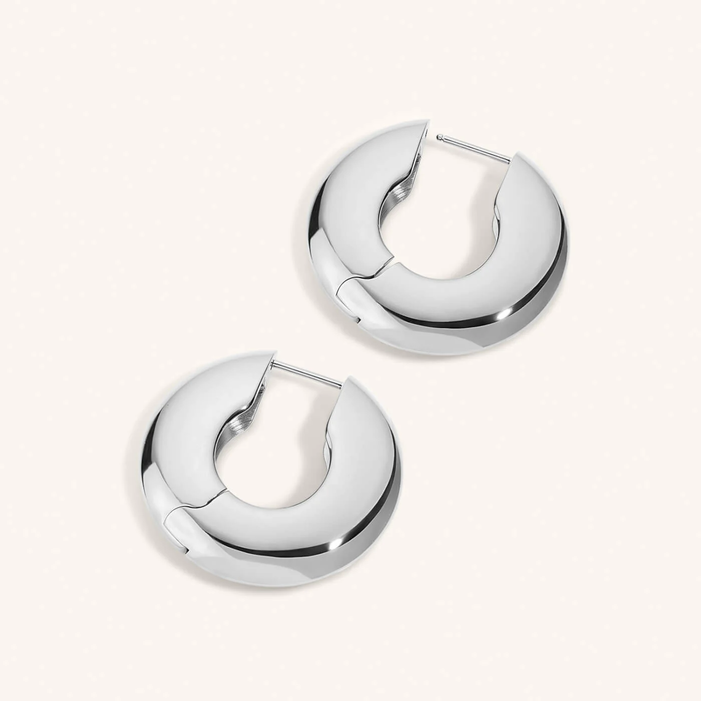 Puffy Disc Hoops - Image 8